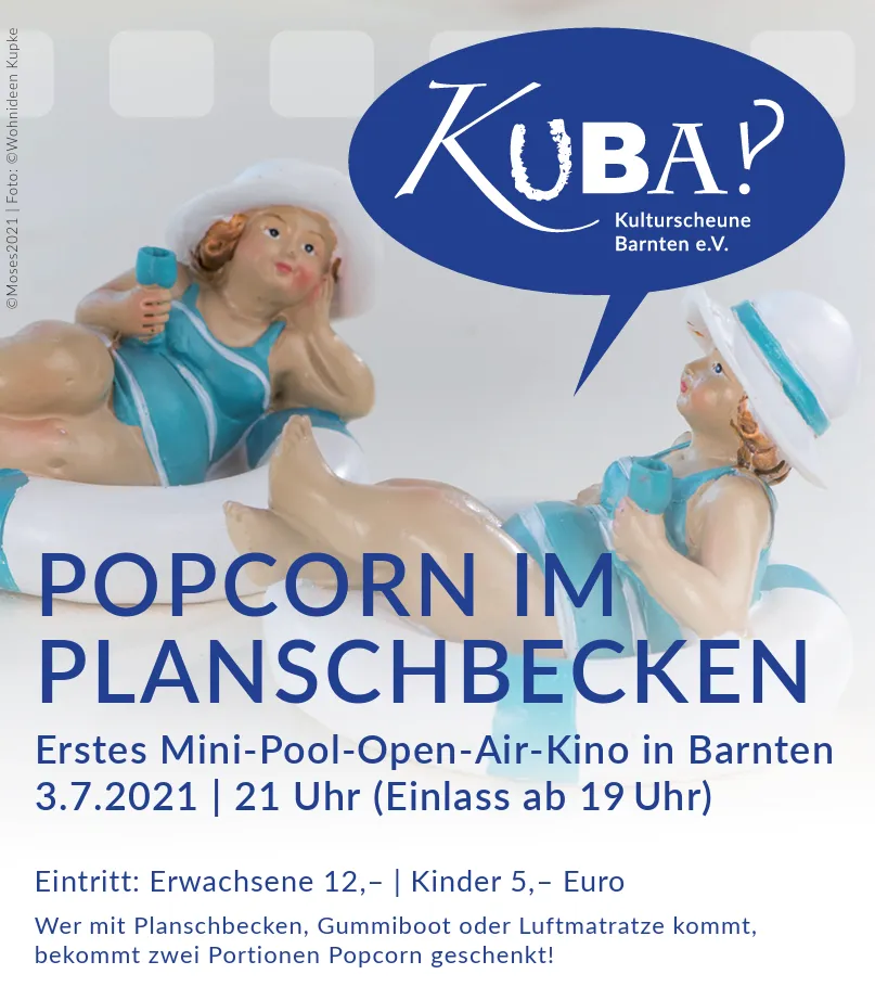 Open Air Kino - Popcorn im Planschbecken